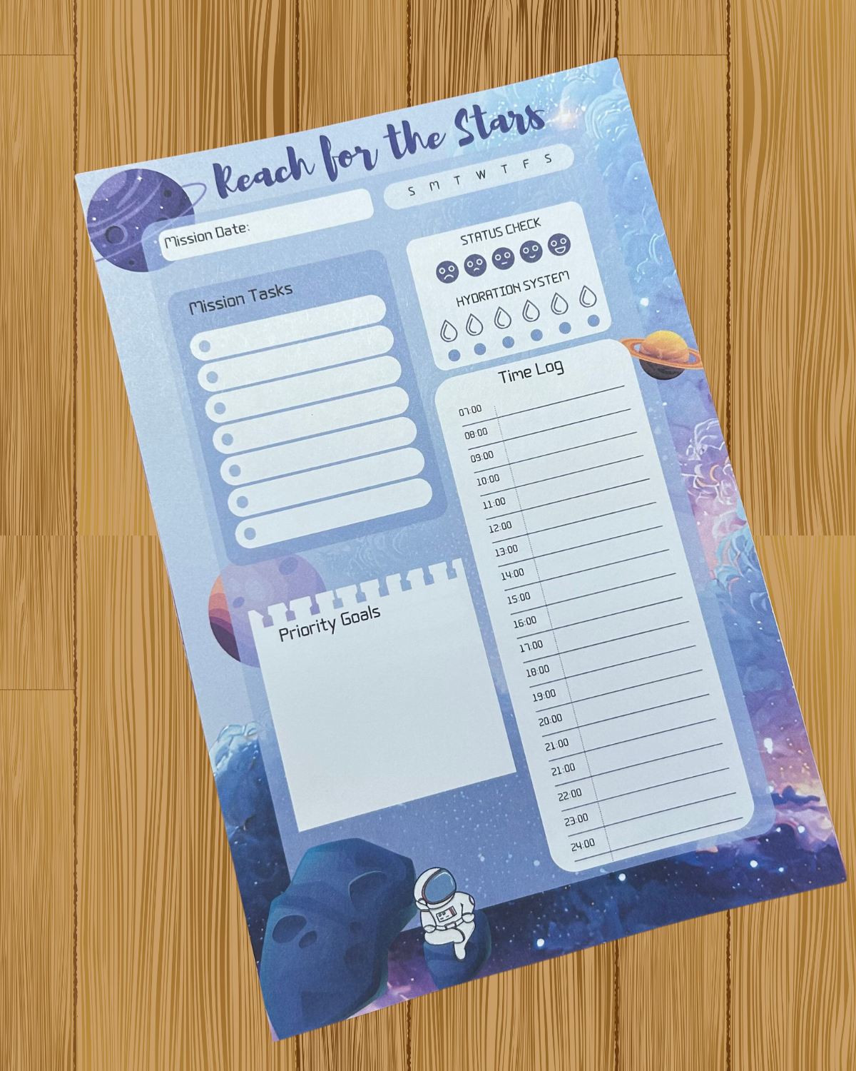 Reach for the Stars Daily Planner