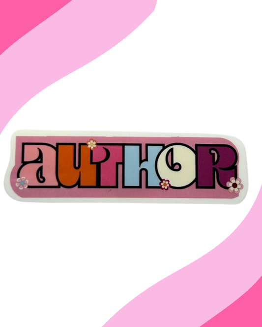 "Author" MAE Sticker