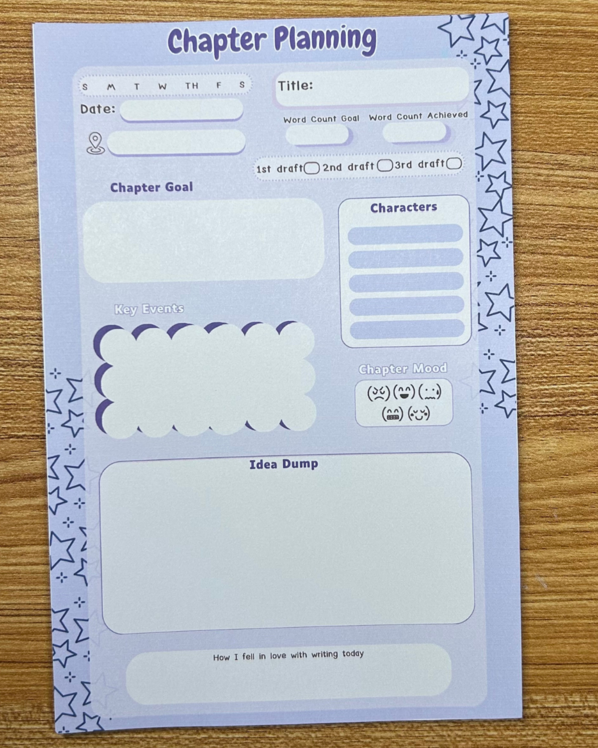 Chapter Planner Notepad