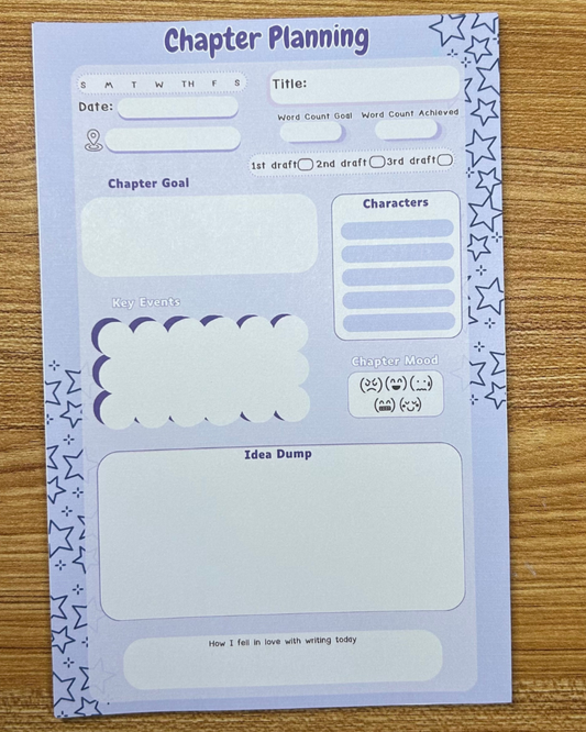 Chapter Planner Notepad