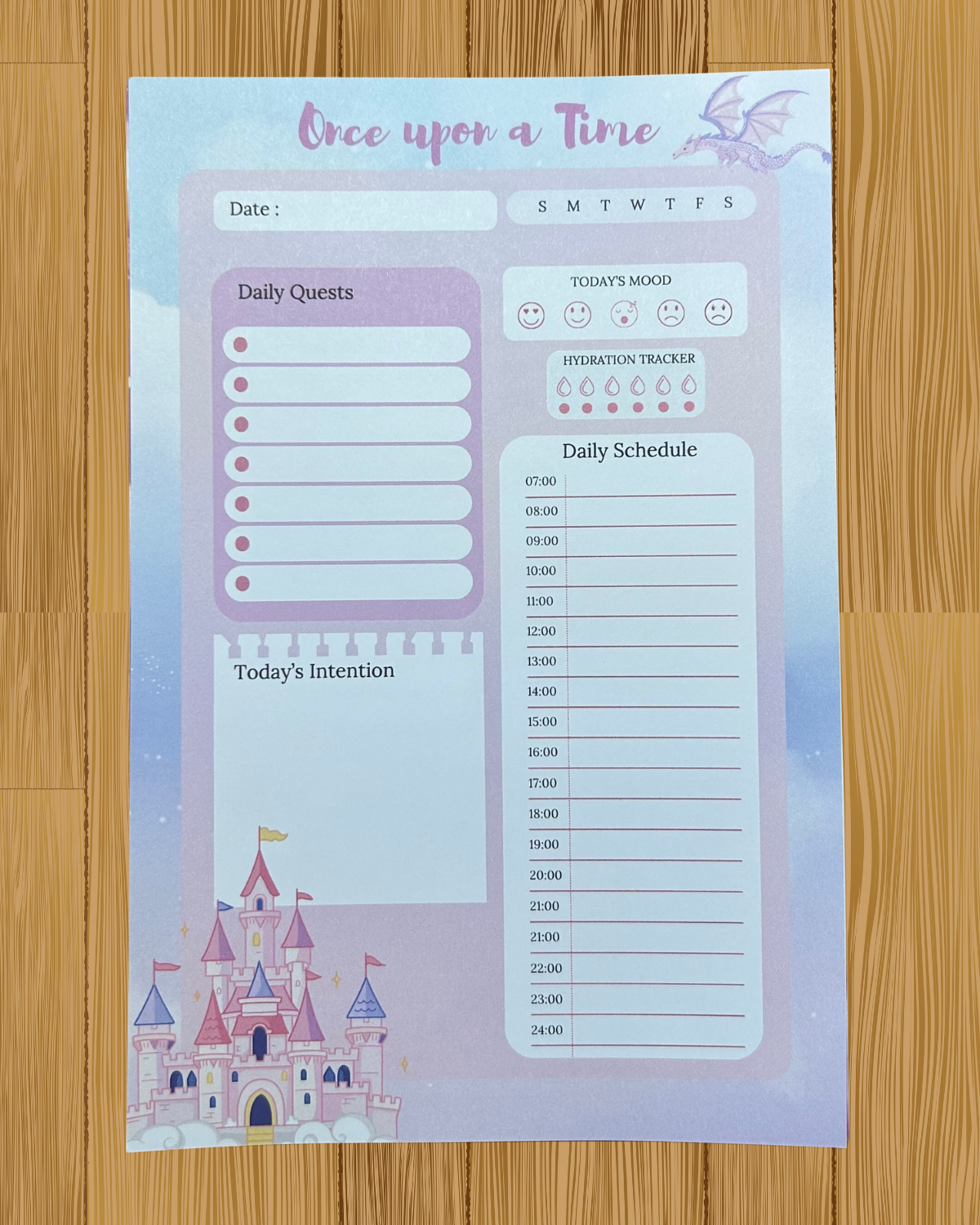 Once Upon A Time Daily Planner