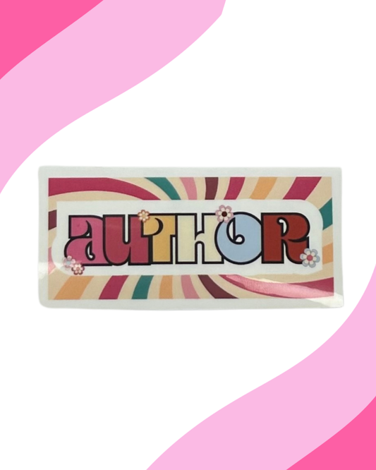"Author" MAE Sticker
